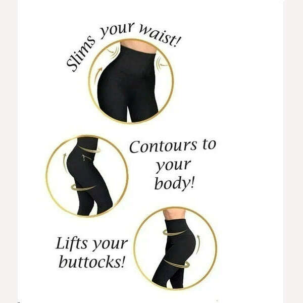 2022 New Women's High Waist Stovepipe Weight Loss Hip Hip Pants Shaping Leggings Shaping Pants Large Size Bodysuit Pants XS-8XL - KIMLUD