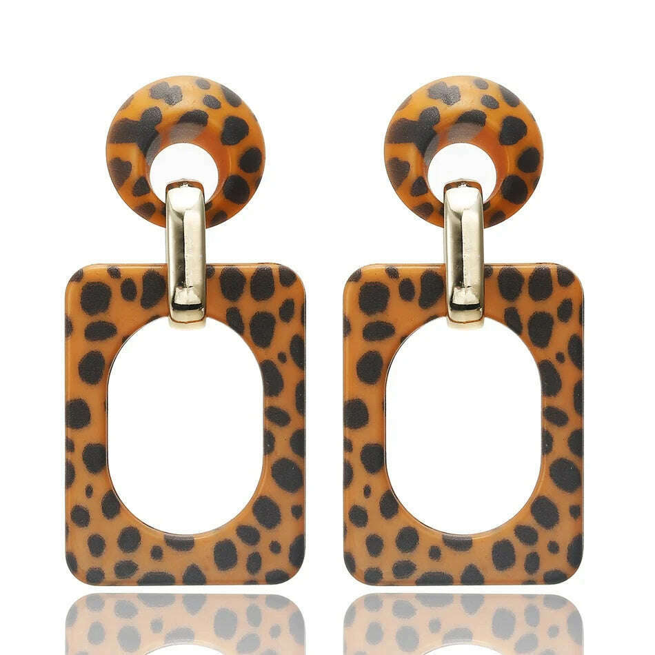 2022 Women Acrylic Minimalist Earrings Charm Statement Geometric Earring Pendant Fashion Jewelry Gifts Pendientes Brincos - KIMLUD