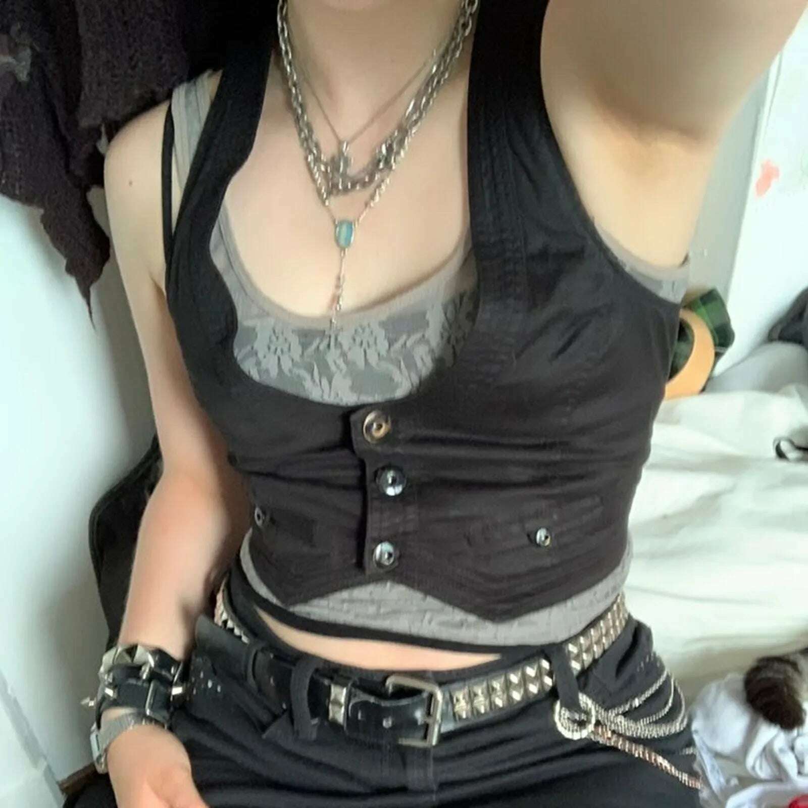 2023 Women's Dressy Waistcoat Racerback Vest Tuxedo Daily Suit Waistcoat Vintage Steampunk Jacquard Jacket Punk Style Corsetier - KIMLUD