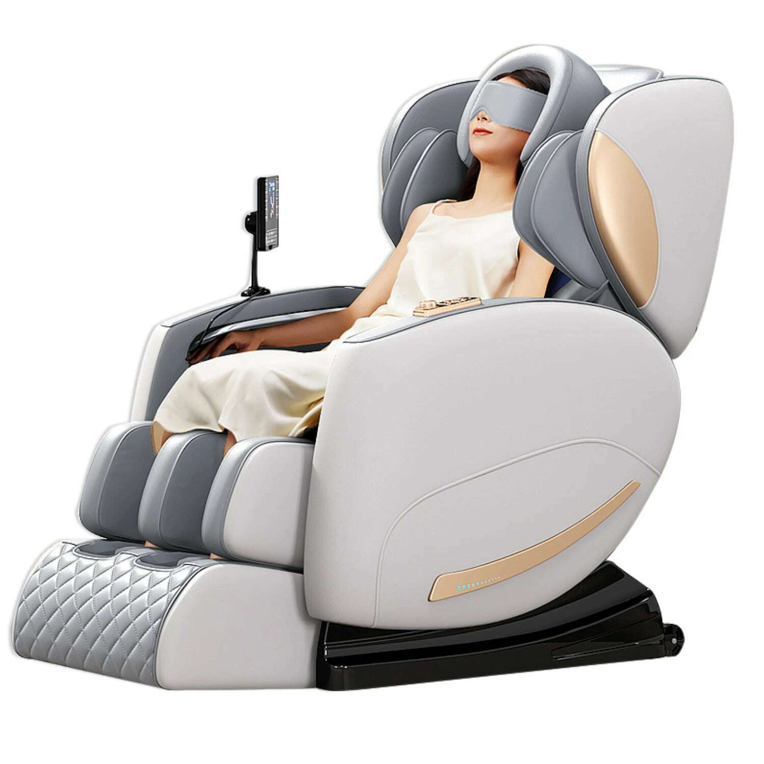 2024 Massage Chair 4D Zero Gravity Full Body and Recliner, Shiatsu Recliner, Massage Chair with Bluetooth Speaker - KIMLUD