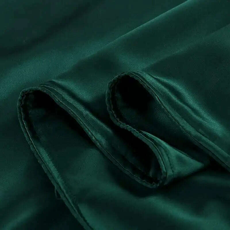 22MM Silk Duvet Cover 1pc 100% Mulberry Silk Seamless Solid Dyed Color Silk Cover Bedding Many Size Customize Size - KIMLUD