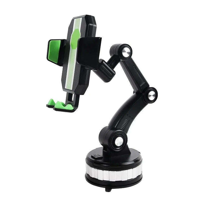 360 Rotatable Cellphone Car Phone Holder Fixed Shockproof Mobile Stand Big In GPS Support For iPhone Xiaomi Samsung Accesorries - KIMLUD