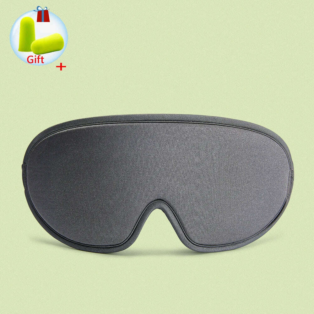 3D Sleeping Mask 100% Blackout Blindfold Sleep Mask for Eyes Smooth Sleep Eye Mask Sleeping Aid Eye Mask for Travel Slaapmasker - KIMLUD