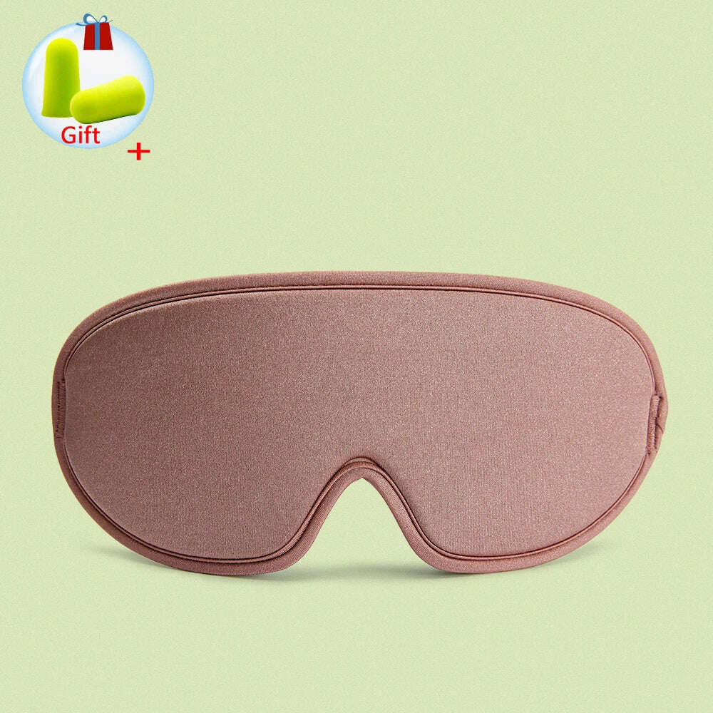 3D Sleeping Mask 100% Blackout Blindfold Sleep Mask for Eyes Smooth Sleep Eye Mask Sleeping Aid Eye Mask for Travel Slaapmasker - KIMLUD