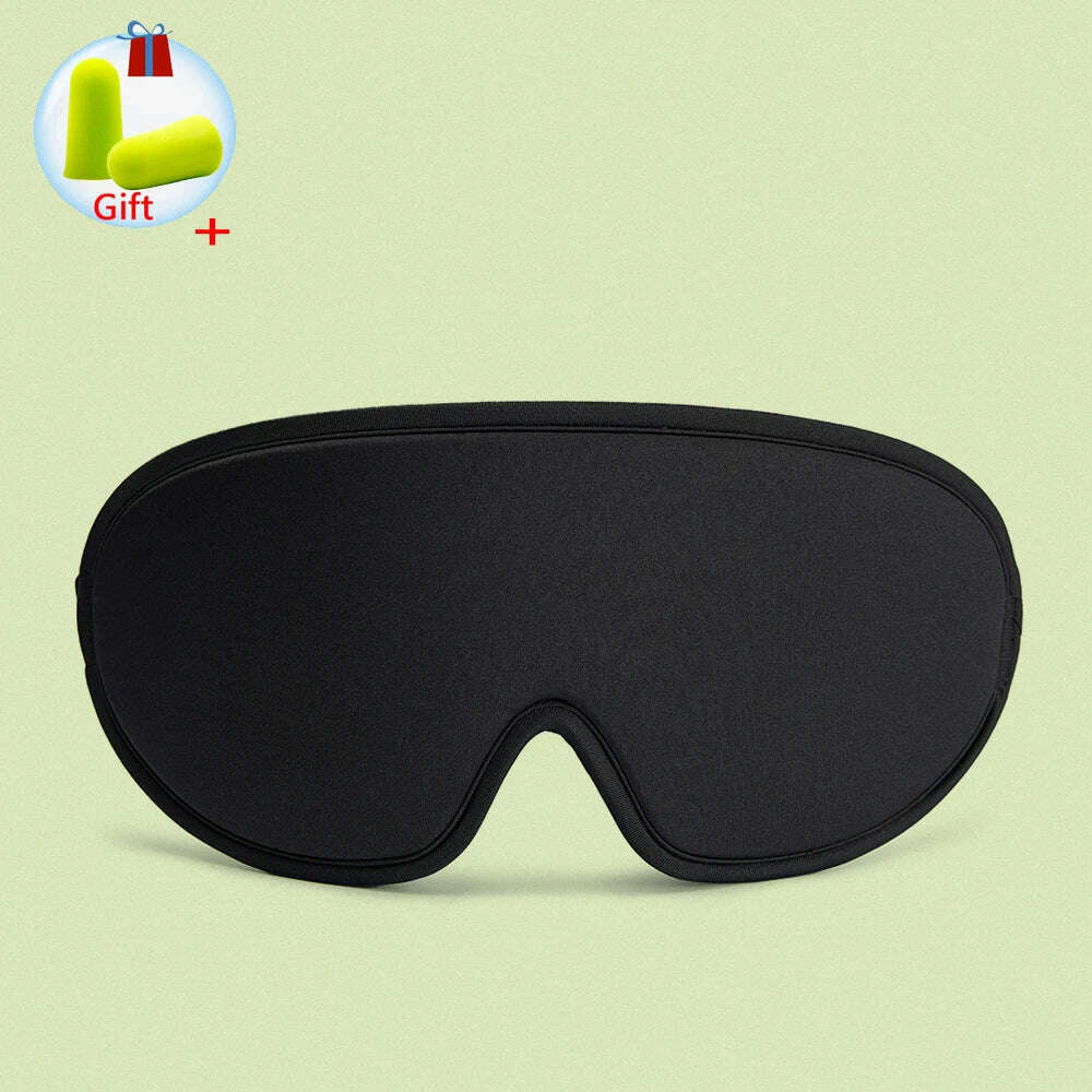 3D Sleeping Mask 100% Blackout Blindfold Sleep Mask for Eyes Smooth Sleep Eye Mask Sleeping Aid Eye Mask for Travel Slaapmasker - KIMLUD