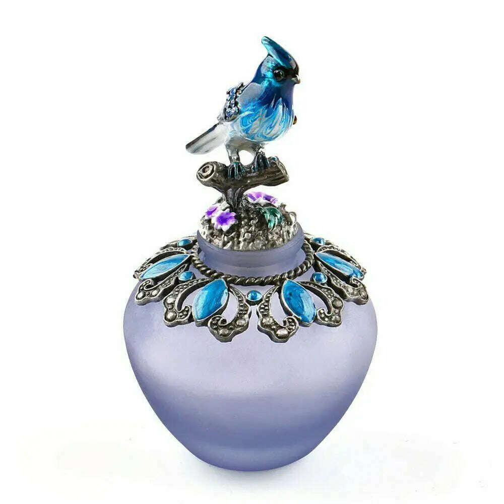 40ml Vintage Handmade Empty Glass Perfume Bottle Wedding Decor Collectable Perfume Refill Parfume Refillable Bottle Lady Gift - KIMLUD