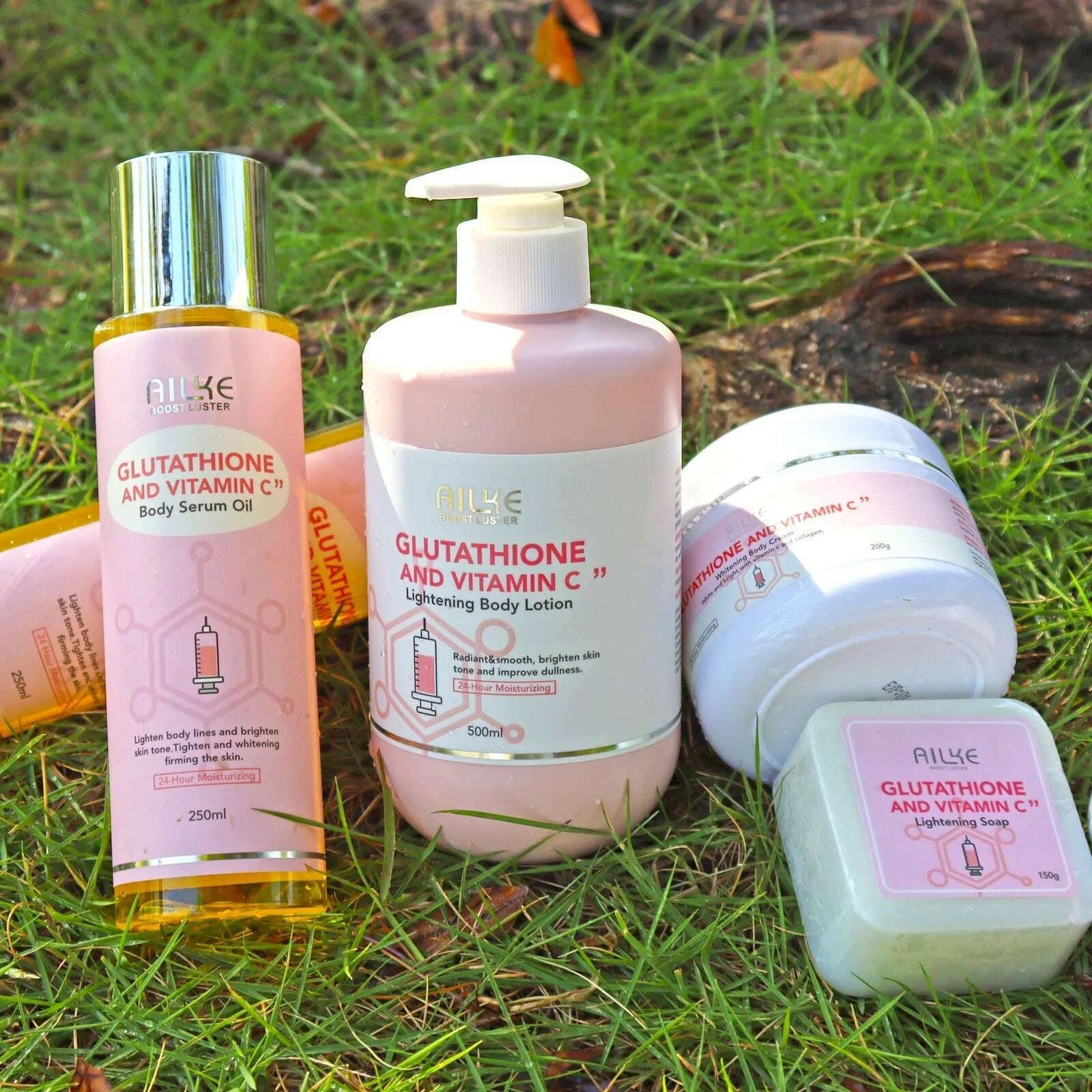 ailke-whitening-skin-care-set-with-glutathion-vitamin-c-brighter-smoother-skin-reduce-dark-spots-clean-skin-moisturizing-kimlud-kimlud-33921381