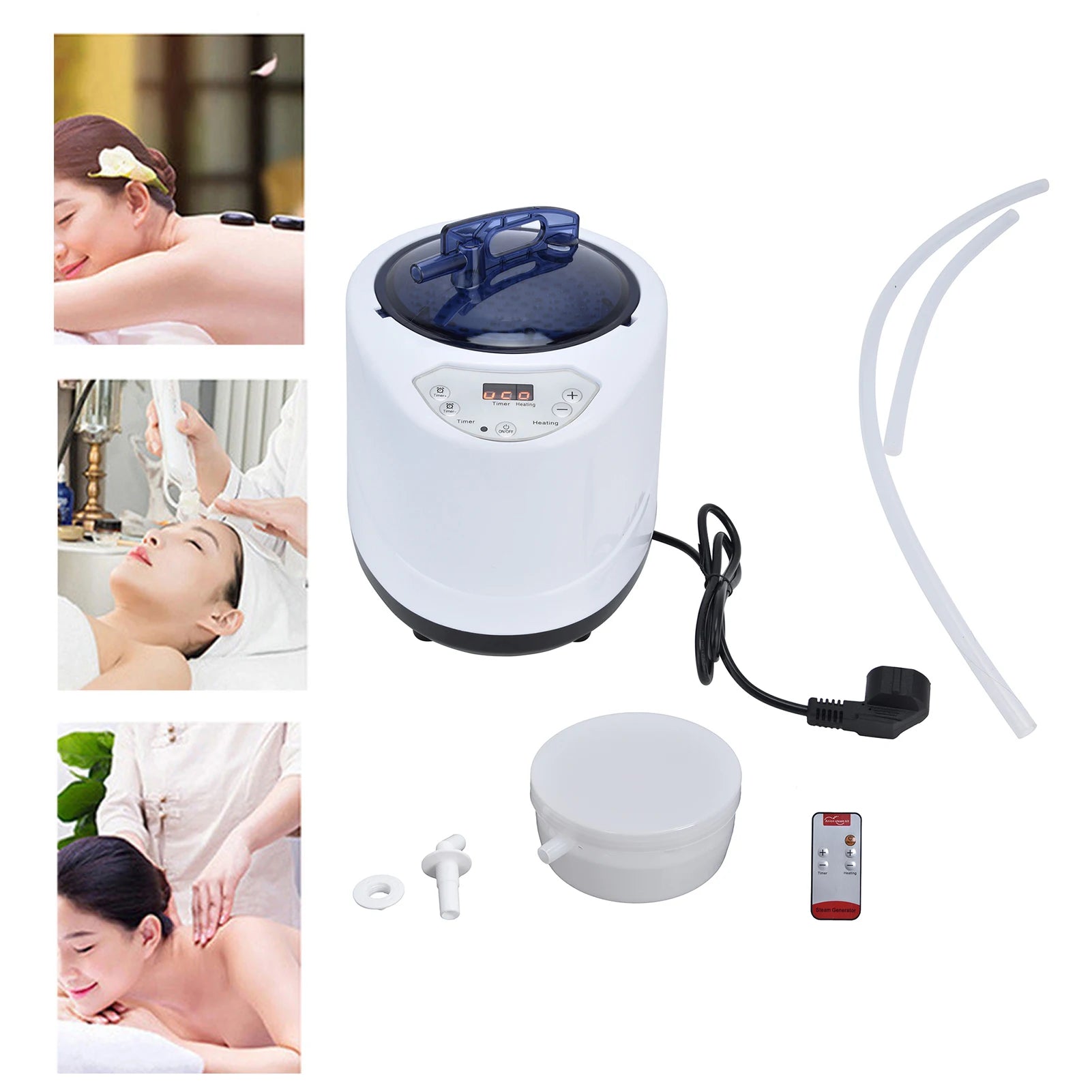 1000W Household Sauna Room Steamer Sauna Steamer Pot Machine Portable Sauna Steam Generator Fumigation Machine H