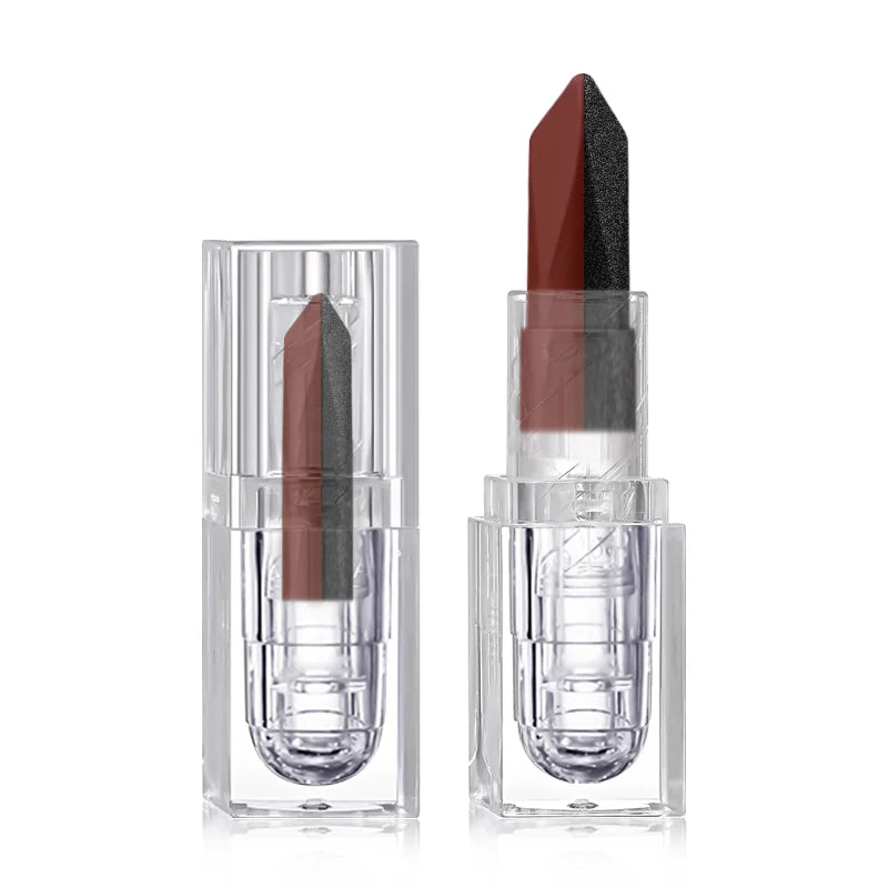 Orange Lipstick Lip Glaze Silky Smooth Matte Lip Gloss Carrot Bright Color Lasting Lip Stick Sexy Women Cosmetics Makeup Product