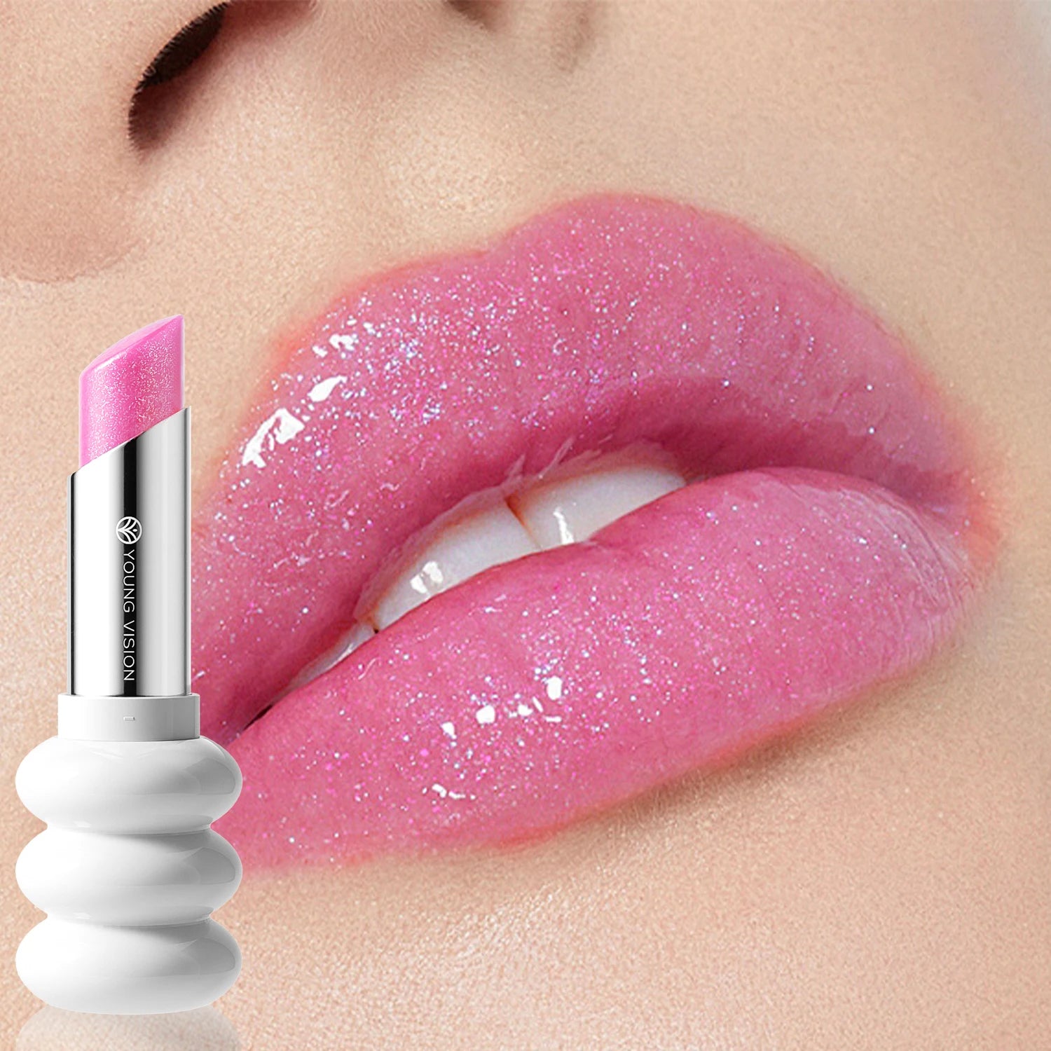 YOUNG VISION 6 Colors Fine Shimmer Nourishing Light Lipstick Long Lasting Colors Easy to Apply Lip Moisturizing Lipstick