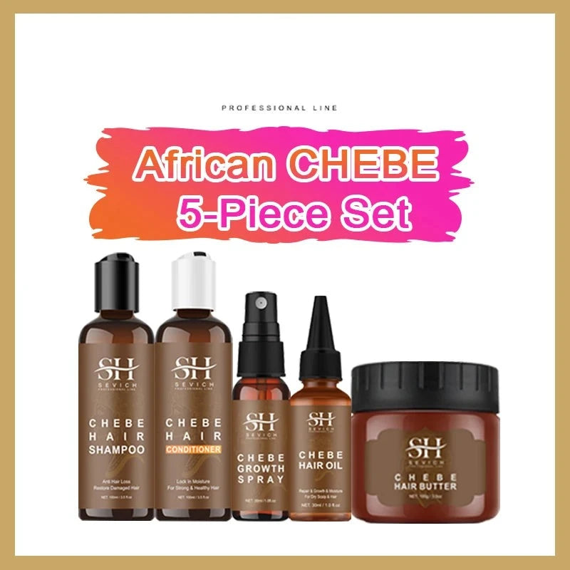 100% Chebe Set Fast Hair Growth Set Chebe Oil Traction Alopecia Anti Break Loss Chebe Powder Africa Chad Hair Loss Treatmen - KIMLUD