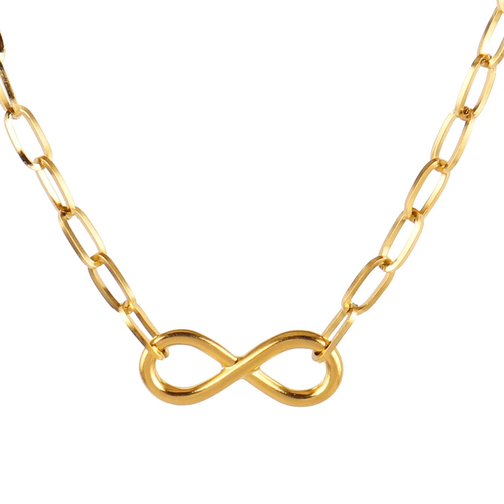 316L Stainless Steel Necklace For Women Choker Necklace Heart Clavicle Chain Necklaces Charm Heart Pendant Necklace Jewelry Gift