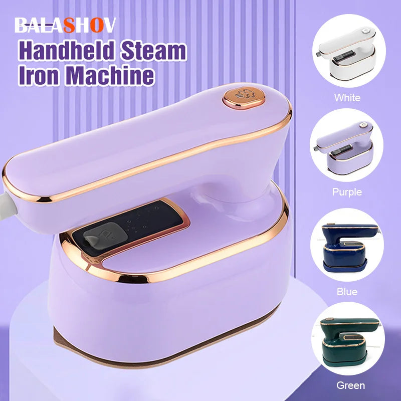 KIMLUD, Micro Steam Iron, Travel Steamer for Clothes Portable Mini Steam Iron, 970W Handheld Steamer Dry and Wet Ironing for Home,Travel, KIMLUD Womens Clothes