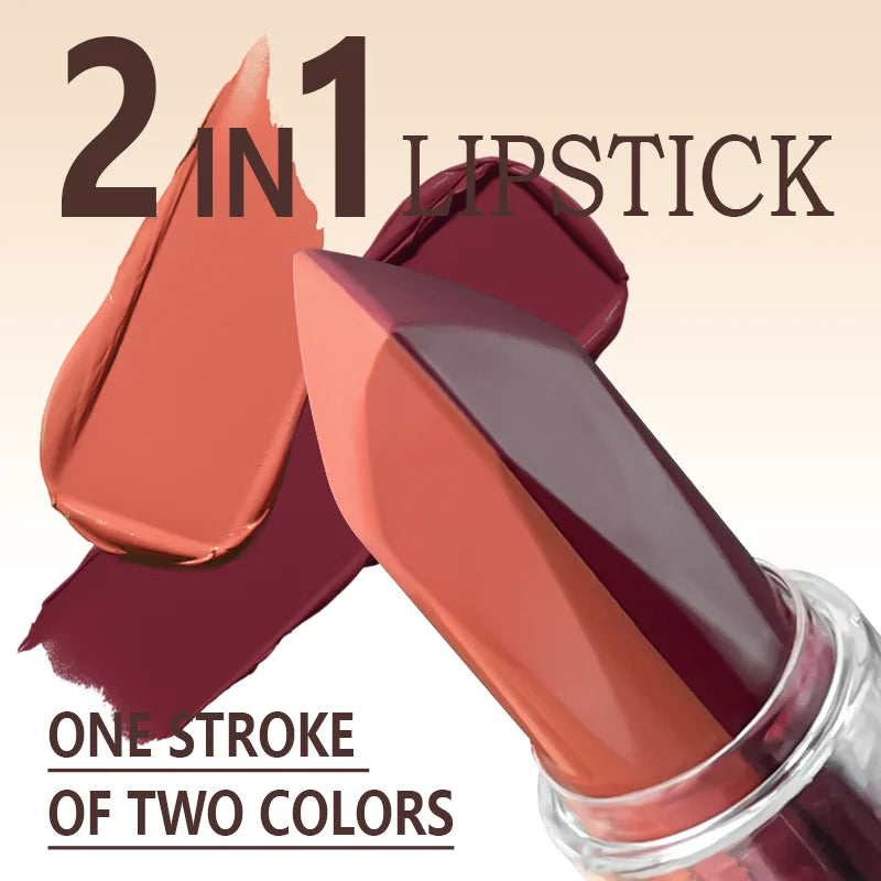 Orange Lipstick Lip Glaze Silky Smooth Matte Lip Gloss Carrot Bright Color Lasting Lip Stick Sexy Women Cosmetics Makeup Product