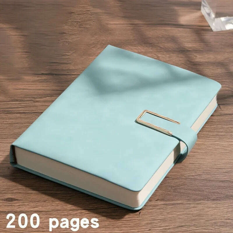 A5 Thickened Deer Head Notebook Business PU Soft Leather Notepad With Horizontal Lines School Office Supplies Stationery - KIMLUD