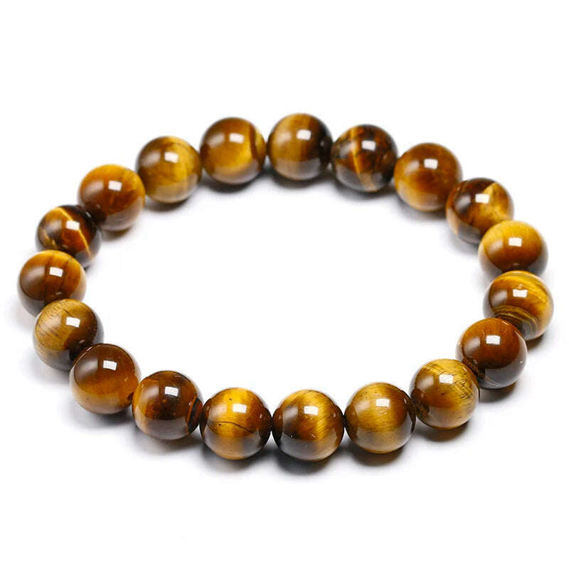AAA Tiger eyes Beads Bracelet Men Charm Natural Stone Bracelets For Man Handmade Yoga Couple Women Gemstone Health Jewelry - KIMLUD