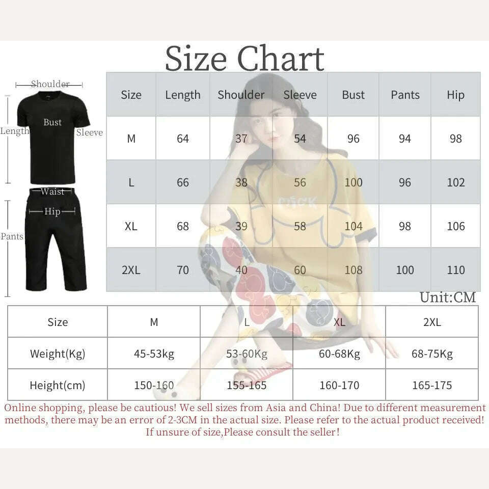 Autumn Winter Kawaii Cartoon Pajama Sets Women Pyjamas Plaid Flannel Loung Sleepwear Girl Pijama Mujer Night Suits Homewear PJ - KIMLUD