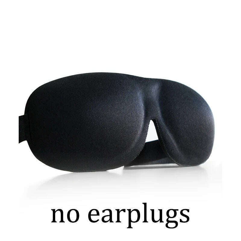 Blocking Light Sleeping Eye Mask Soft Padded Travel Shade Cover Rest Relax Sleeping Blindfold Eye Cover Sleep Mask Eyepatch - KIMLUD