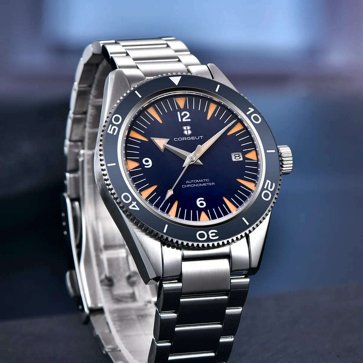KIMLUD, Ceramic Bezel 100 Waterproof Luxury Corgeut Watch Men 41mm Sapphire Mechanical Clock Diver Miyota Automatic Wristwatch, KIMLUD Womens Clothes
