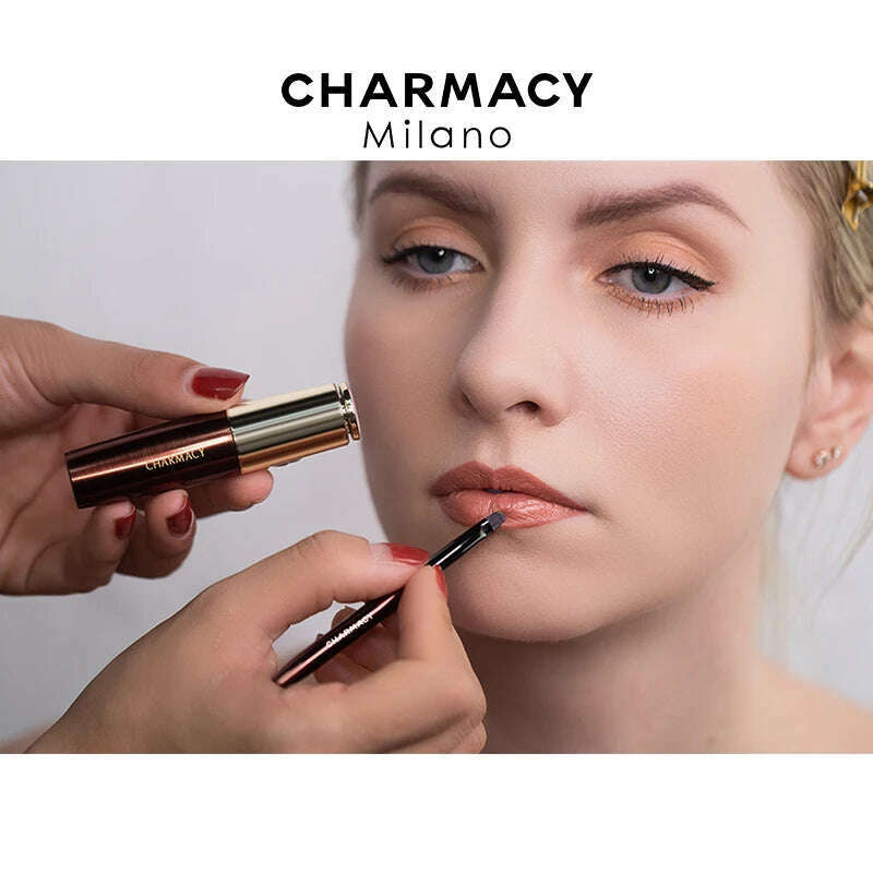 CHARMACY 8 Colors Nude Moisturize Lipstick Luxury Natural High Quality Velvet Lipstick Korean Cosmetic Makeup for Lip Women - KIMLUD