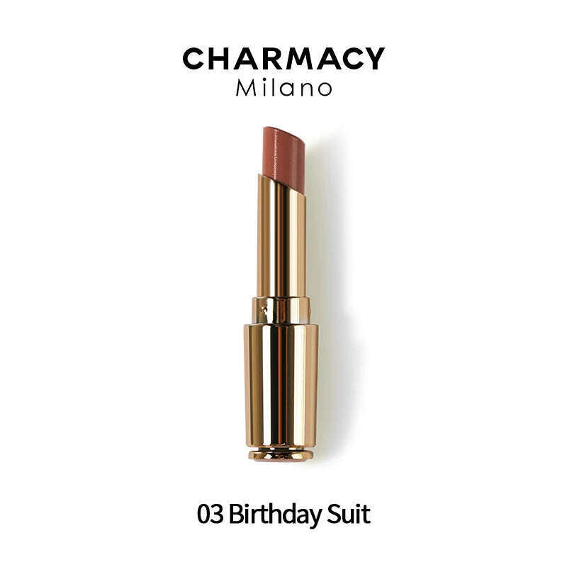 CHARMACY 8 Colors Nude Moisturize Lipstick Luxury Natural High Quality Velvet Lipstick Korean Cosmetic Makeup for Lip Women - KIMLUD