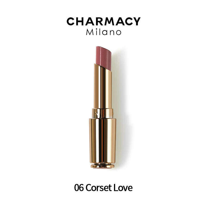 CHARMACY 8 Colors Nude Moisturize Lipstick Luxury Natural High Quality Velvet Lipstick Korean Cosmetic Makeup for Lip Women - KIMLUD