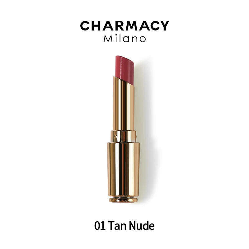CHARMACY 8 Colors Nude Moisturize Lipstick Luxury Natural High Quality Velvet Lipstick Korean Cosmetic Makeup for Lip Women - KIMLUD