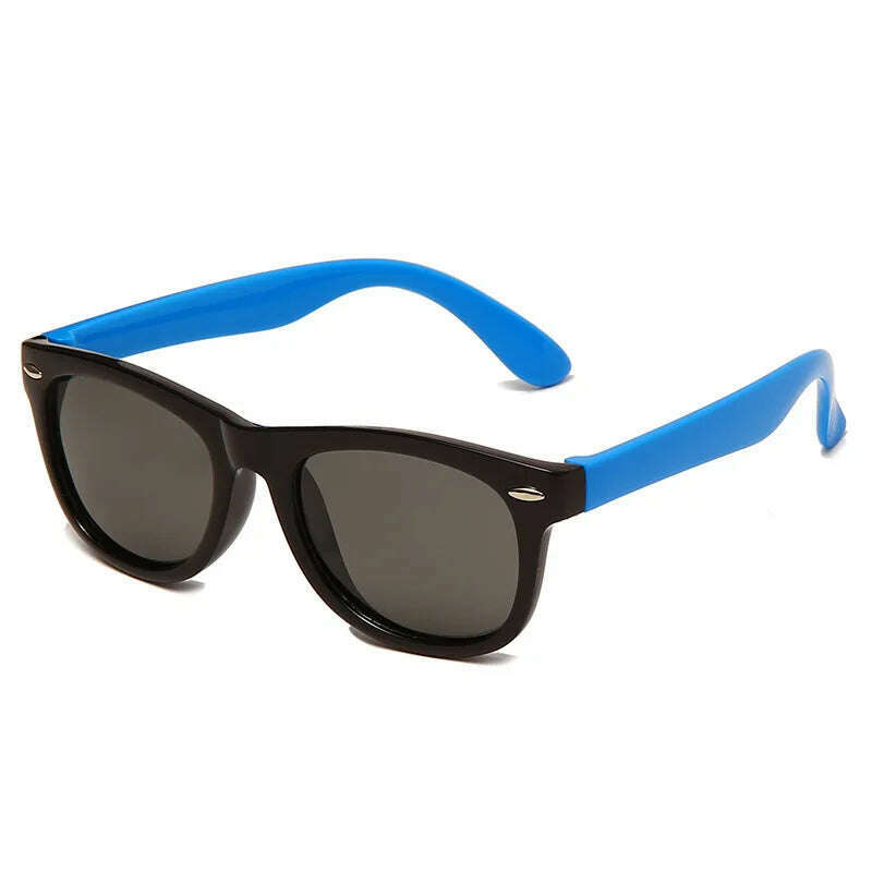 Classic Kids Silicone Sunglasses UV400 Eyewear for Boys Girls TR90 Goggles Children Sunglasses UV Protection Kids Eyewear - KIMLUD