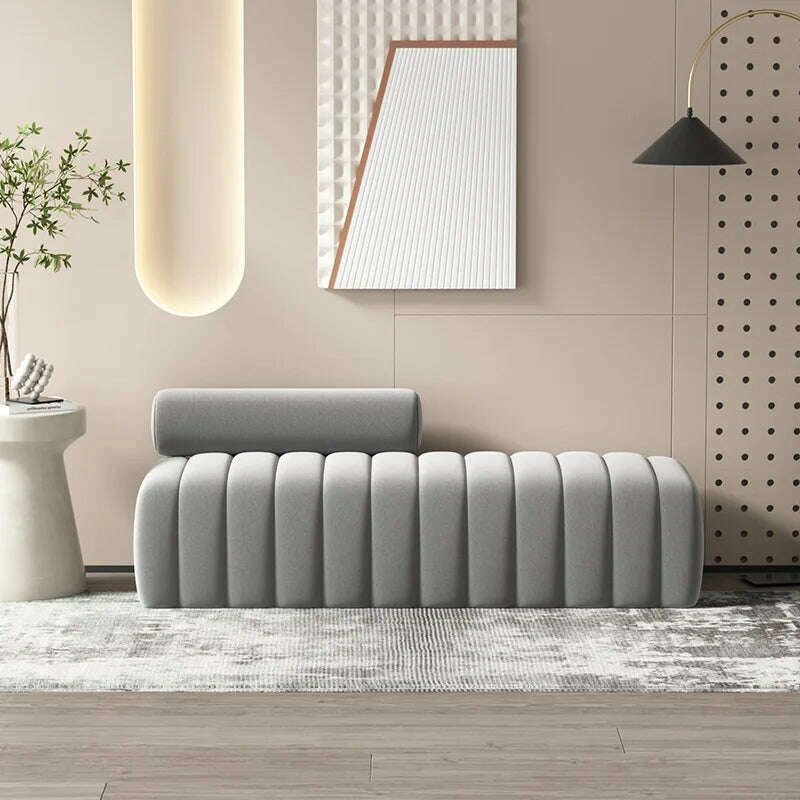 Creative Shoe Bench Entrance Changing Shoe Stool Sofa Stool Bed End Stool Cloakroom Stool Bench 60/80/100cm Length Seat - KIMLUD