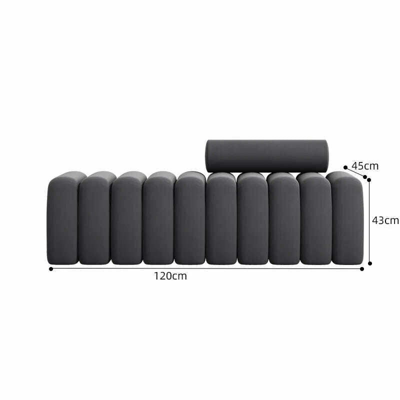 Creative Sofa Stool Light Luxury Shoe Stool Clothing Store Rest Long Bench Living Room Rectangular Sofa Stool Bed End Stool - KIMLUD