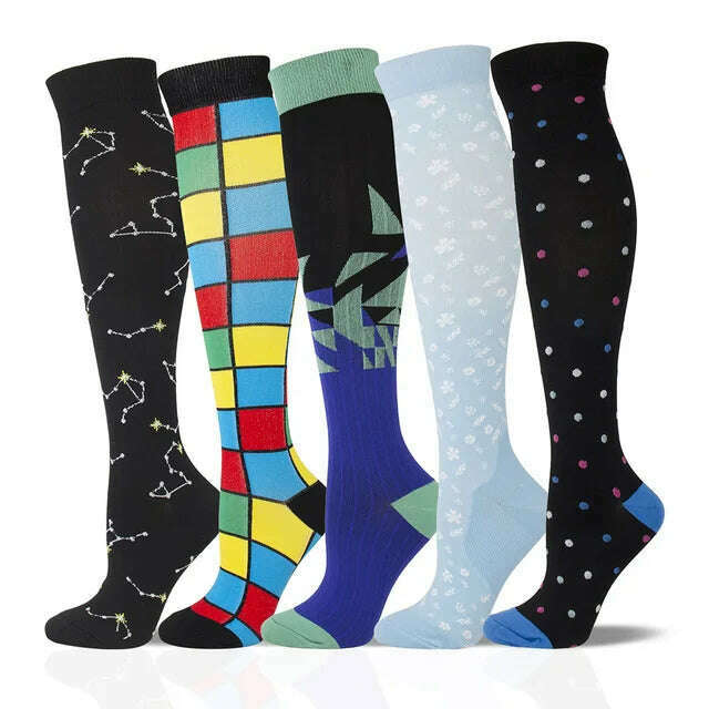 Dropship Compression Stockings Batch Socks Varicose Veins Nurse Socks Football Running Men Women Outdoor Sports Socks Unisex - KIMLUD