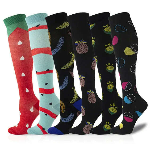 Dropship Compression Stockings Batch Socks Varicose Veins Nurse Socks Football Running Men Women Outdoor Sports Socks Unisex - KIMLUD