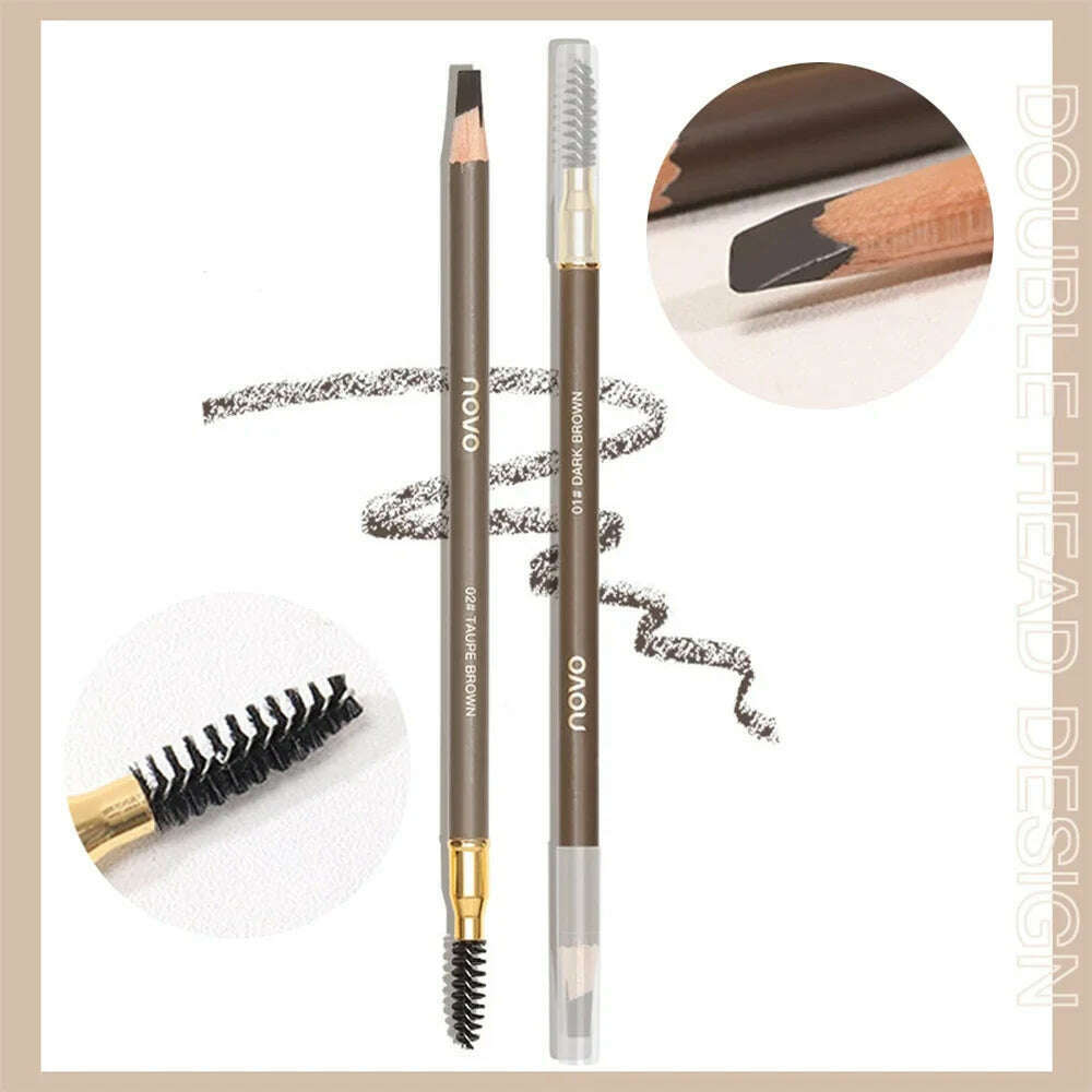Eyebrow Pencil Waterproof 4 Colors Eyebrow Tattoo Tint Eyeliner Pencil Makeup Cosmetics Natural Lasting Eye Brow Pencil Tattoo - KIMLUD