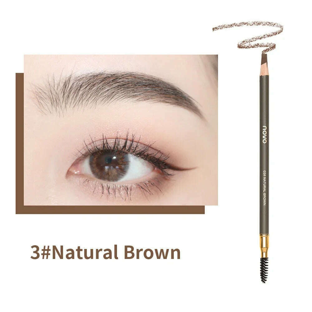 Eyebrow Pencil Waterproof 4 Colors Eyebrow Tattoo Tint Eyeliner Pencil Makeup Cosmetics Natural Lasting Eye Brow Pencil Tattoo - KIMLUD
