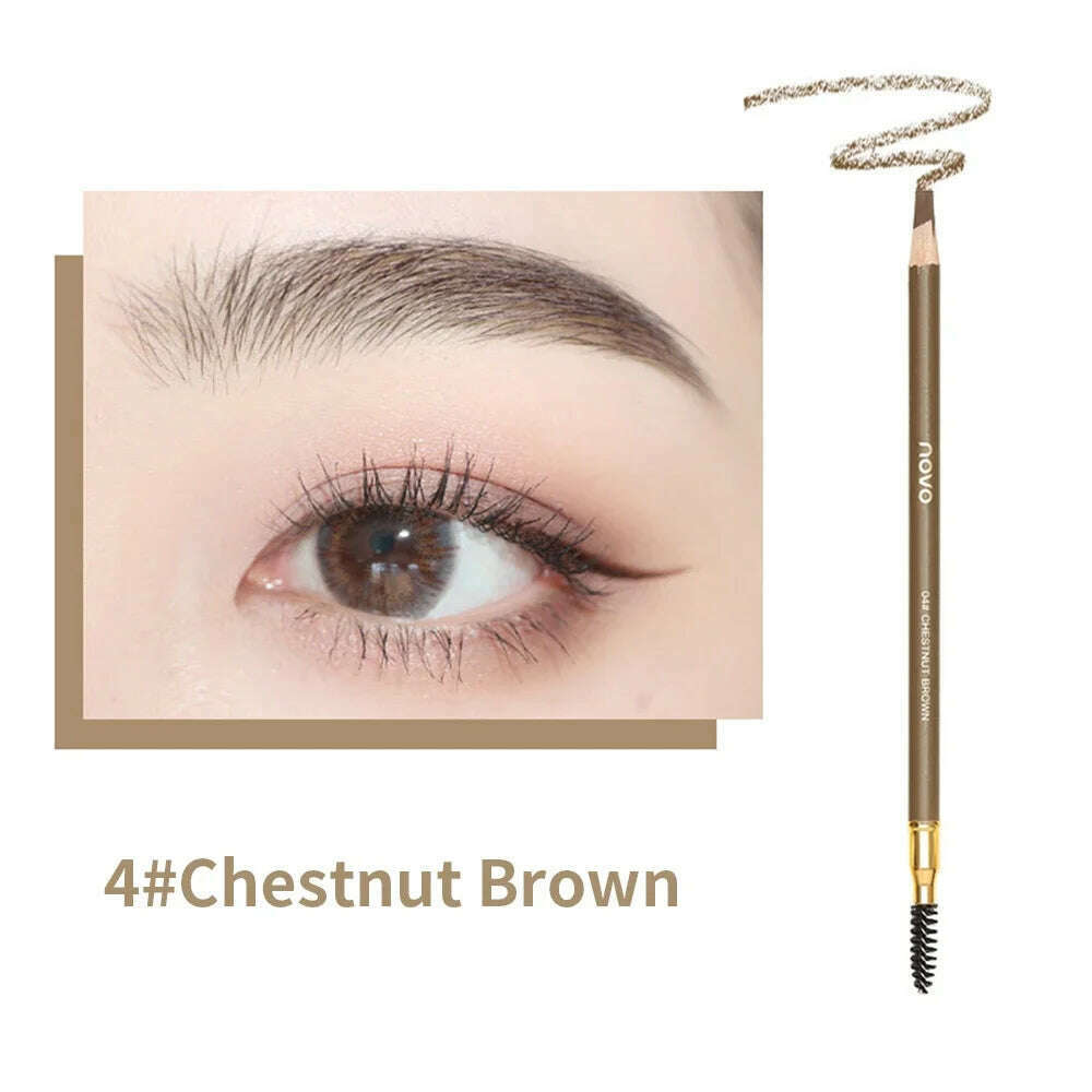 Eyebrow Pencil Waterproof 4 Colors Eyebrow Tattoo Tint Eyeliner Pencil Makeup Cosmetics Natural Lasting Eye Brow Pencil Tattoo - KIMLUD
