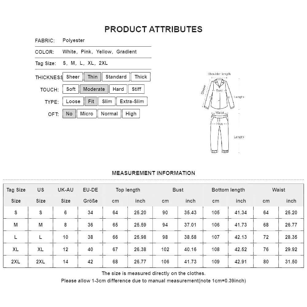 Fashion Women Jacket + Pants 2 Piece Set Spring New Button Long Sleeve Turn-down Collar Print Suit Casual Blazer Versatile Set - KIMLUD
