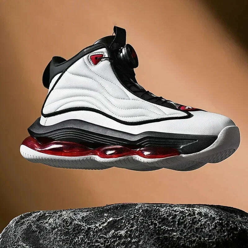 KIMLUD, High-top Men's Basketball Shoes High Quality Sneakers Fashion High Street Sports Shoes  Air Cushioning Basketball Training Shoes, KIMLUD Womens Clothes