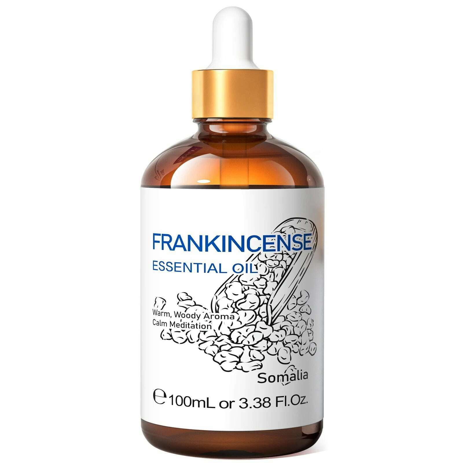 KIMLUD, HIQILI 100ML Eucalyptus Vanilla Frankincense Mint Sandalwood Rose Essential Oils for Diffuser Humidifier Candle Making Massage, Frankincense / 100ml / spain, KIMLUD APPAREL - Womens Clothes