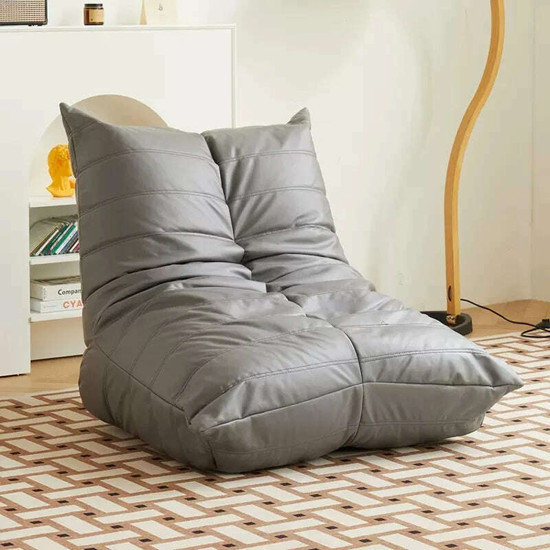 Joylove Lazy Sofa Caterpillar Balcony Reclining Leisure Chair Net Red Bedroom Can Lie And Sleep Tatami Single Small Sofa - KIMLUD