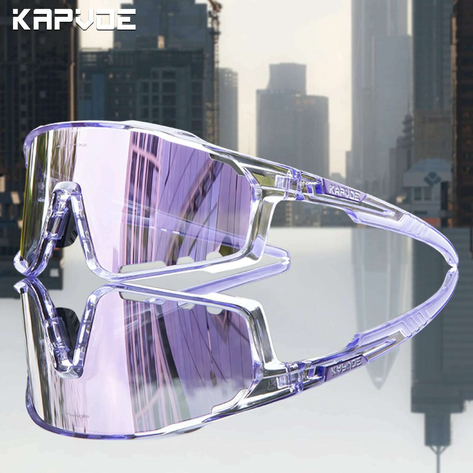 KIMLUD, Kapvoe UV400 Racing Bike Glasses Eyewear MTB Cycling Sunglasses Cycling Glasses  Polarized Men's Sunglasses Women Sport Goggles, KIMLUD Womens Clothes