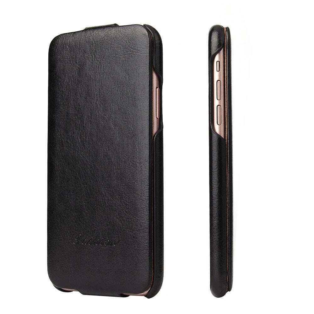 KIMLUD, Luxury R64 Genuine Leather Flip Case For iPhone 16 15 14 13 12 11 Pro Max 7 8 X XS XR XS Cover, KIMLUD Womens Clothes