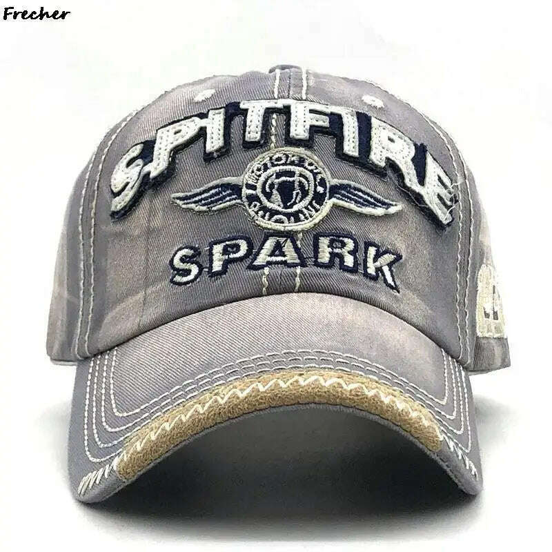 Men Rock Hip Hop Snapback Hat School Jeans Hat Letter Baseball Cap Dance Cowboy Summer Hats Fashion Club Party Visors Gorras - KIMLUD