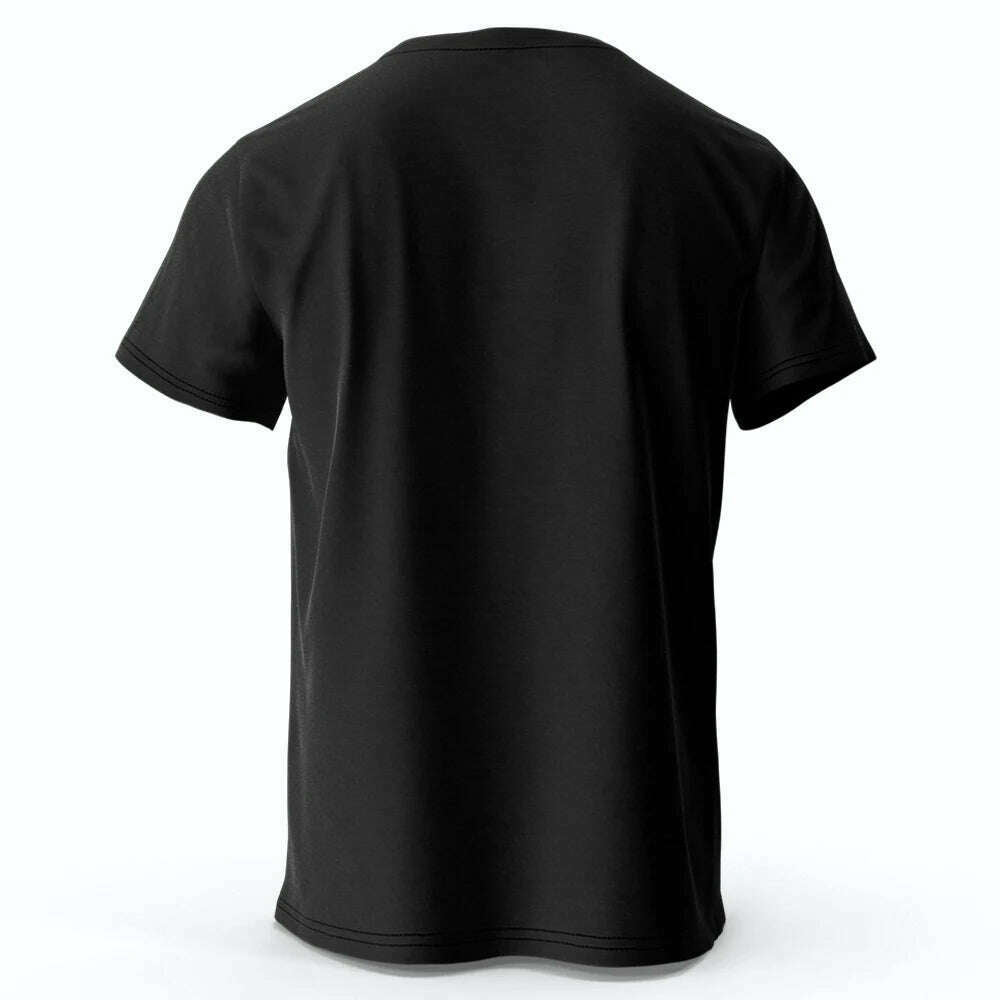 Men's Cosmic Brewery Printed T-Shirt 100% Cotton Oversized Street Graphic Tees for Men Women Summer Tops - KIMLUD