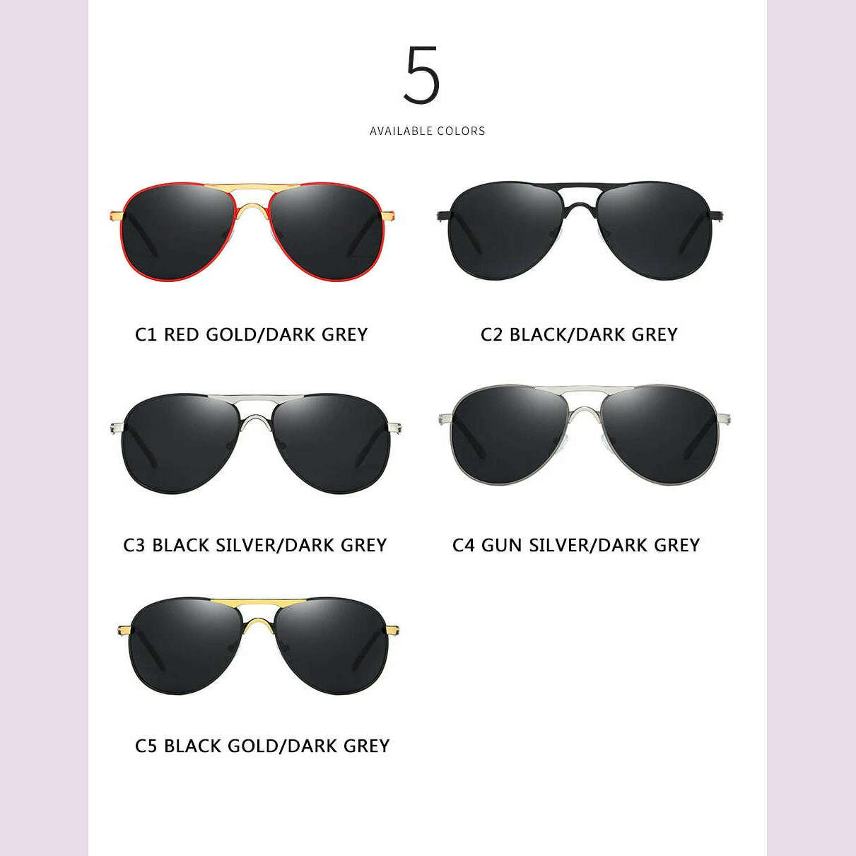 Men's Polarized Sunglasses Women Driving Pilot Vintage Sun Glasses Brand Designer Male Black Sunglasses For Man Women UV400 - KIMLUD