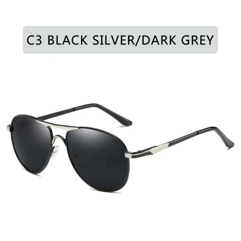 Men's Polarized Sunglasses Women Driving Pilot Vintage Sun Glasses Brand Designer Male Black Sunglasses For Man Women UV400 - KIMLUD