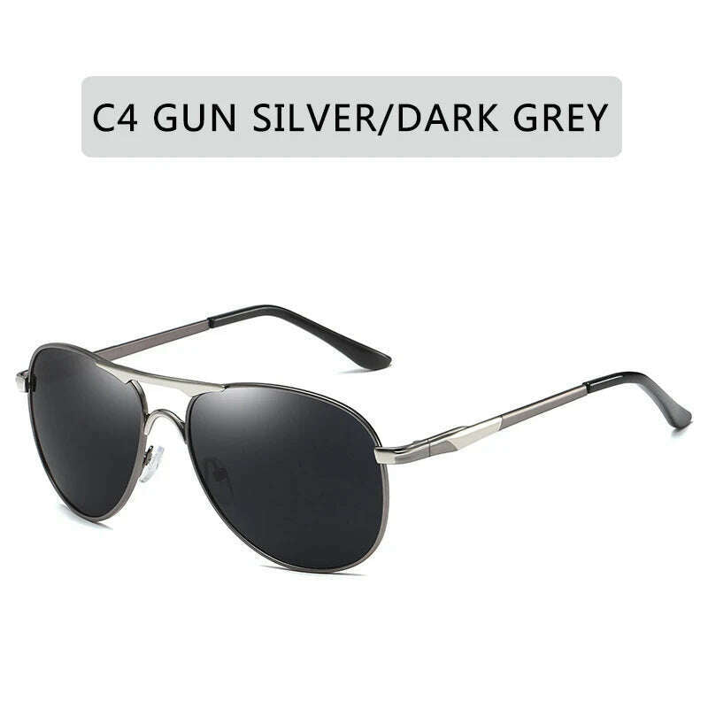Men's Polarized Sunglasses Women Driving Pilot Vintage Sun Glasses Brand Designer Male Black Sunglasses For Man Women UV400 - KIMLUD