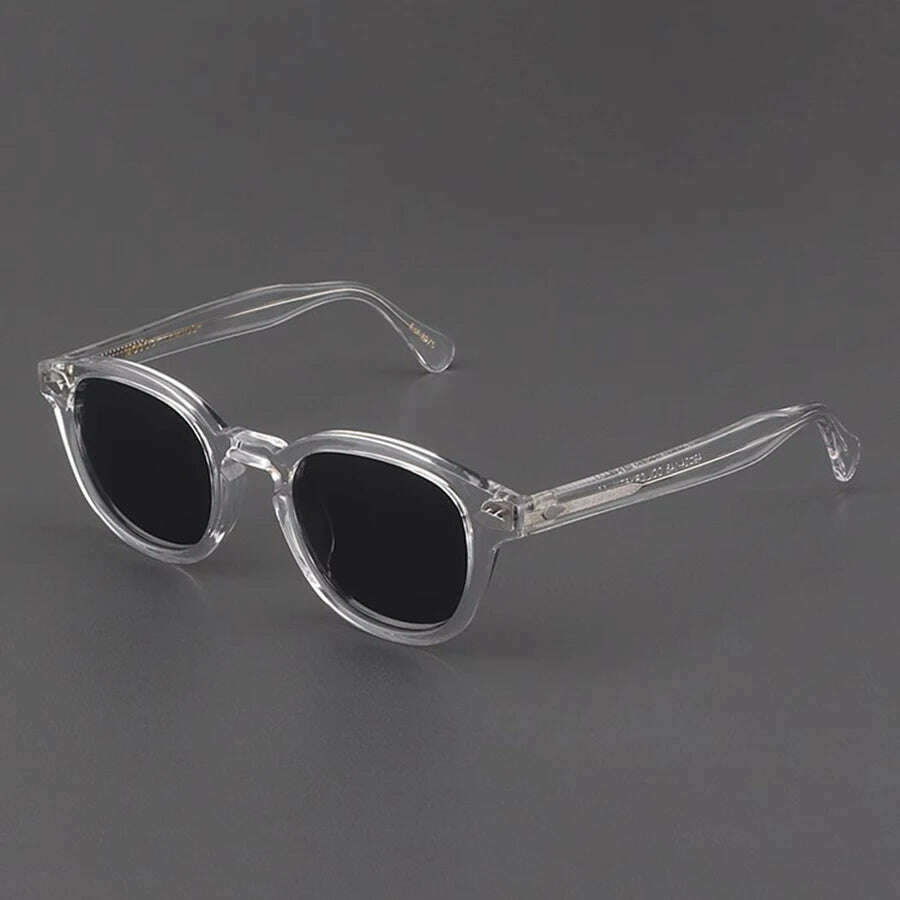 Men's Sunglasses Lemtosh Woman Johnny Depp Polarized Sun Glasses Acetate Frame Luxury Brand Vintage Driver's Shade - KIMLUD