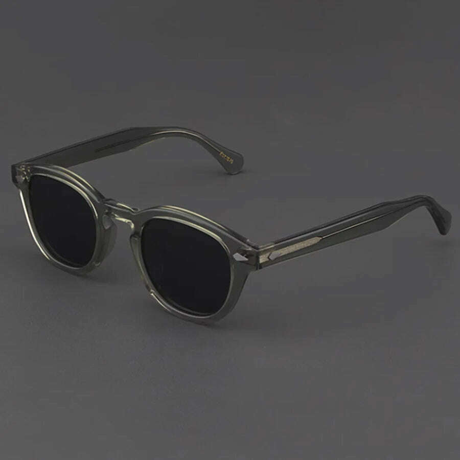 Men's Sunglasses Lemtosh Woman Johnny Depp Polarized Sun Glasses Acetate Frame Luxury Brand Vintage Driver's Shade - KIMLUD