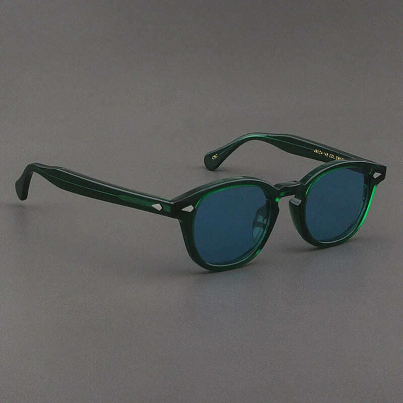 Men's Sunglasses Lemtosh Woman Johnny Depp Polarized Sun Glasses Acetate Frame Luxury Brand Vintage Driver's Shade - KIMLUD