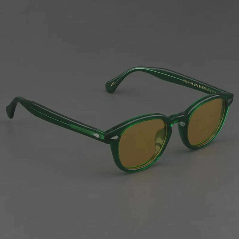 Men's Sunglasses Lemtosh Woman Johnny Depp Polarized Sun Glasses Acetate Frame Luxury Brand Vintage Driver's Shade - KIMLUD